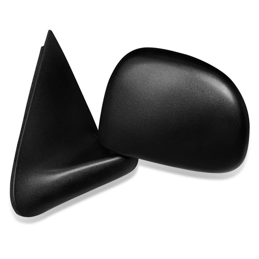 RETROVISOR MIRROR - OEM - 97-03 FORD F-150 / 97-99 FORD F-250 - MANUAL - TEXTURED - BLACK - LEFT