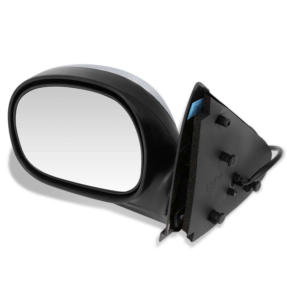 RETROVISOR MIRROR - OEM - 98-03 FORD F-150 / 98-99 FORD F-250 - POWERED - CHROME - LEFT