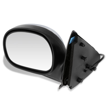 RETROVISOR MIRROR - OEM - 98-03 FORD F-150 / 98-99 FORD F-250 - POWERED - CHROME - LEFT