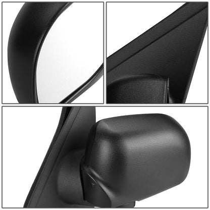 RETROVISOR MIRROR - OEM - 95-01 FORD EXPLORER - MANUAL - TEXTURED - BLACK - LEFT