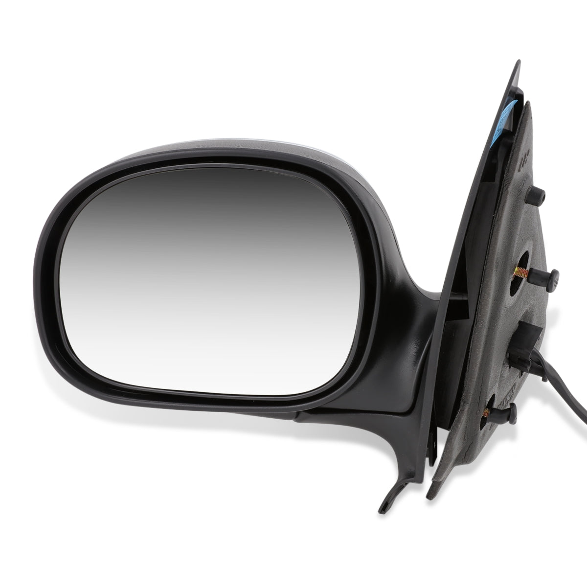 RETROVISOR MIRROR - OEM - 1997 FORD EXPEDITION - POWERED - CHROME - LEFT