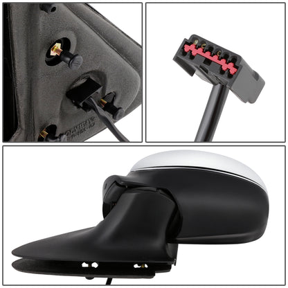 RETROVISOR MIRROR - OEM - 98-02 FORD EXPEDITION / 01-03 FORD F-150 / 98-02 LINCOLN NAVIGATOR - POWERED - CHROME - LEFT