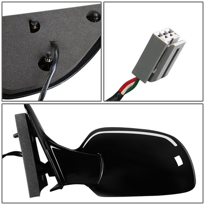 RETROVISOR MIRROR - OEM - 99-03 FORD WINDSTAR - POWERED - PAINTABLE - BLACK - LEFT