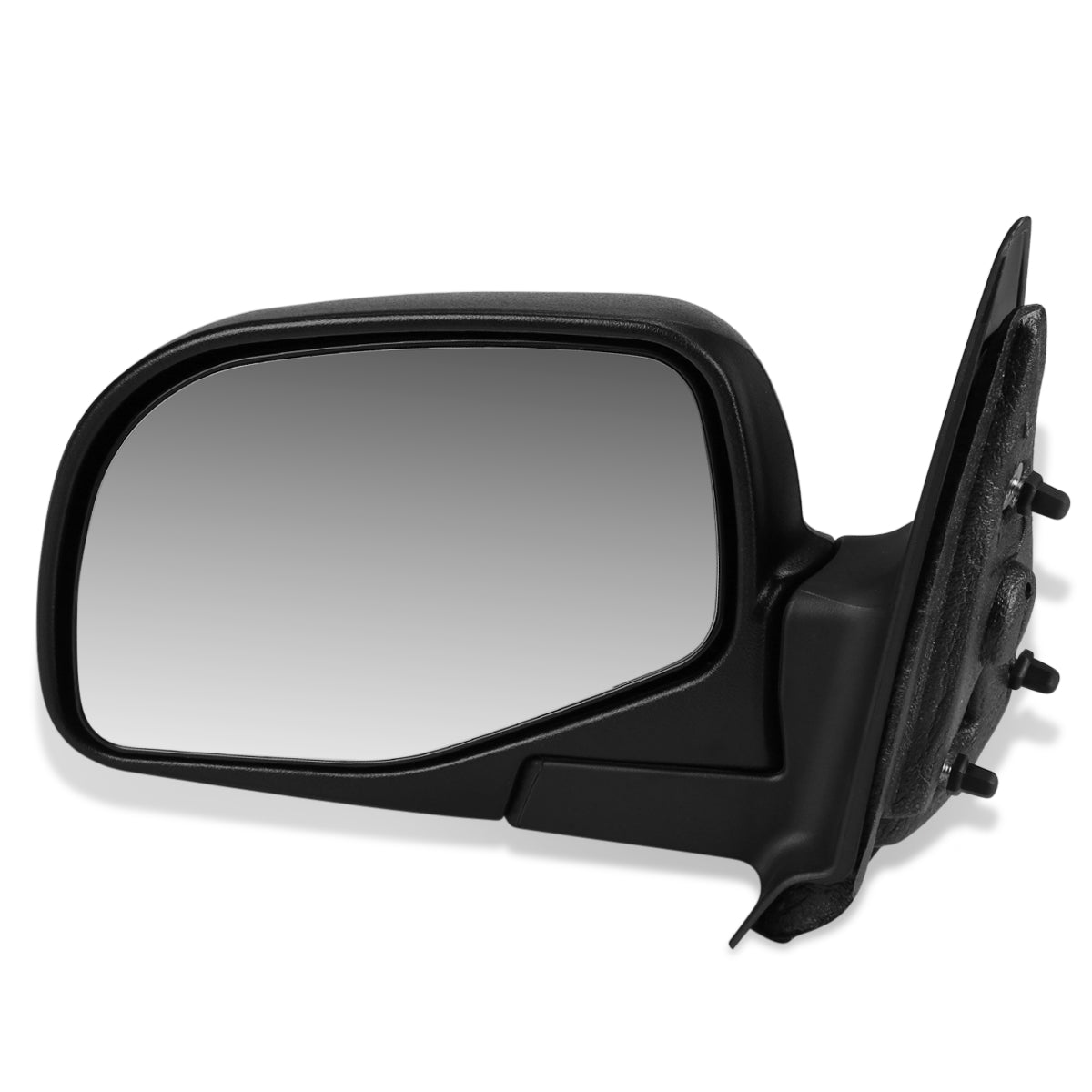 RETROVISOR MIRROR - OEM - 96-98 MAZDA B2300, B2500, B3000, B4000 / 98-03 FORD RANGER - MANUAL - TEXTURED - BLACK - LEFT