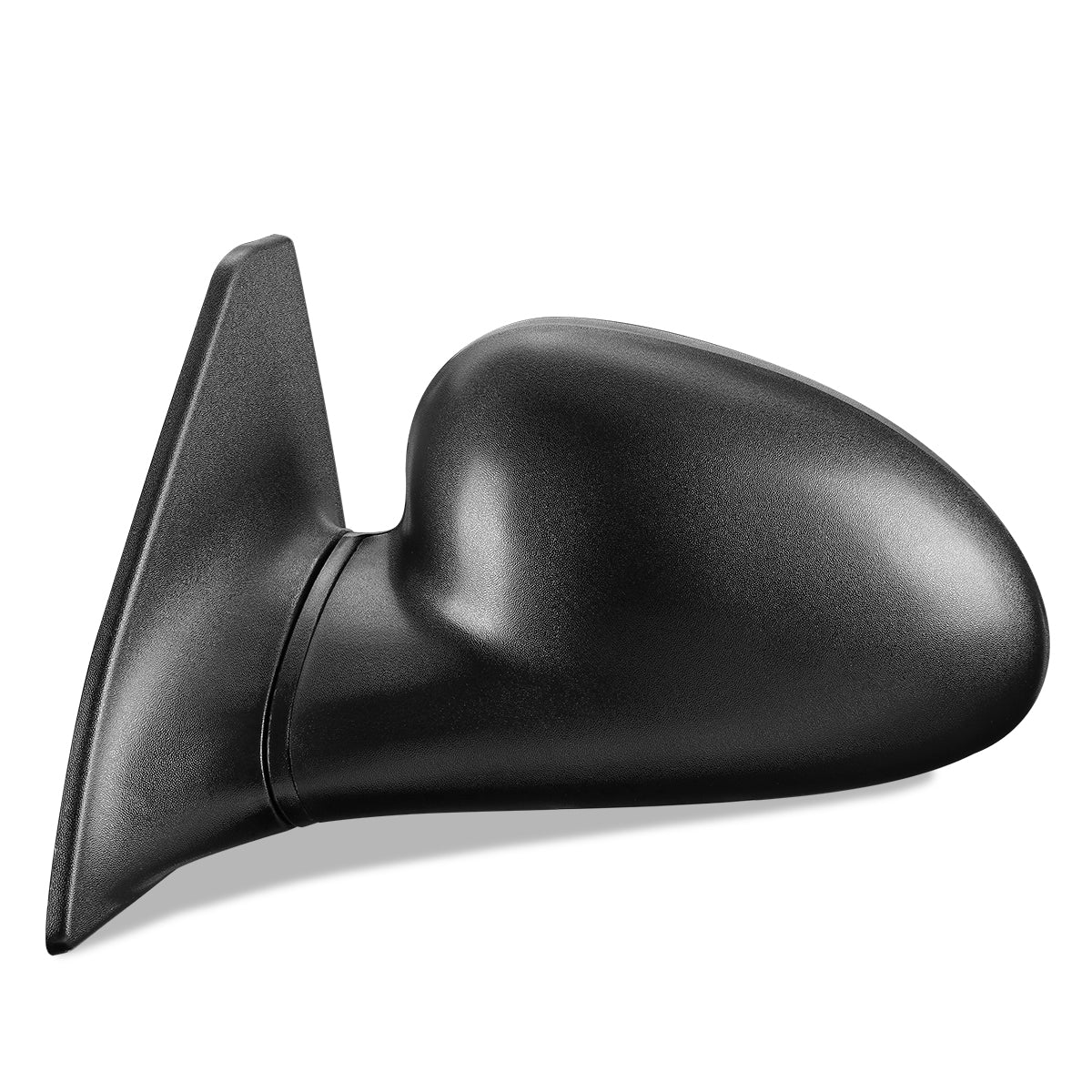 RETROVISOR MIRROR - OEM - 97-02 FORD ESCORT / 97-99 MERCURY TRACER - MANUAL - PAINTABLE - BLACK - LEFT