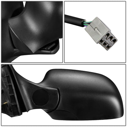 RETROVISOR MIRROR - OEM - 95-98 FORD WINDSTAR - POWERED - HEATED - TEXTURED - BLACK - LEFT