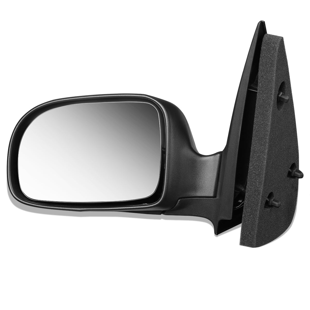 RETROVISOR MIRROR - OEM - 95-98 FORD WINDSTAR - MANUAL - TEXTURED - BLACK - LEFT