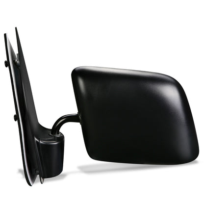RETROVISOR MIRROR - OEM - 92-06 FORD E-150 , E-250 , E-350 , E-450 , E-550 / 99-06 FORD ECONOLINE / 96-99 FORD ECONOLINE SUPER DUTY - MANUAL - TEXTURED - BLACK - LEFT