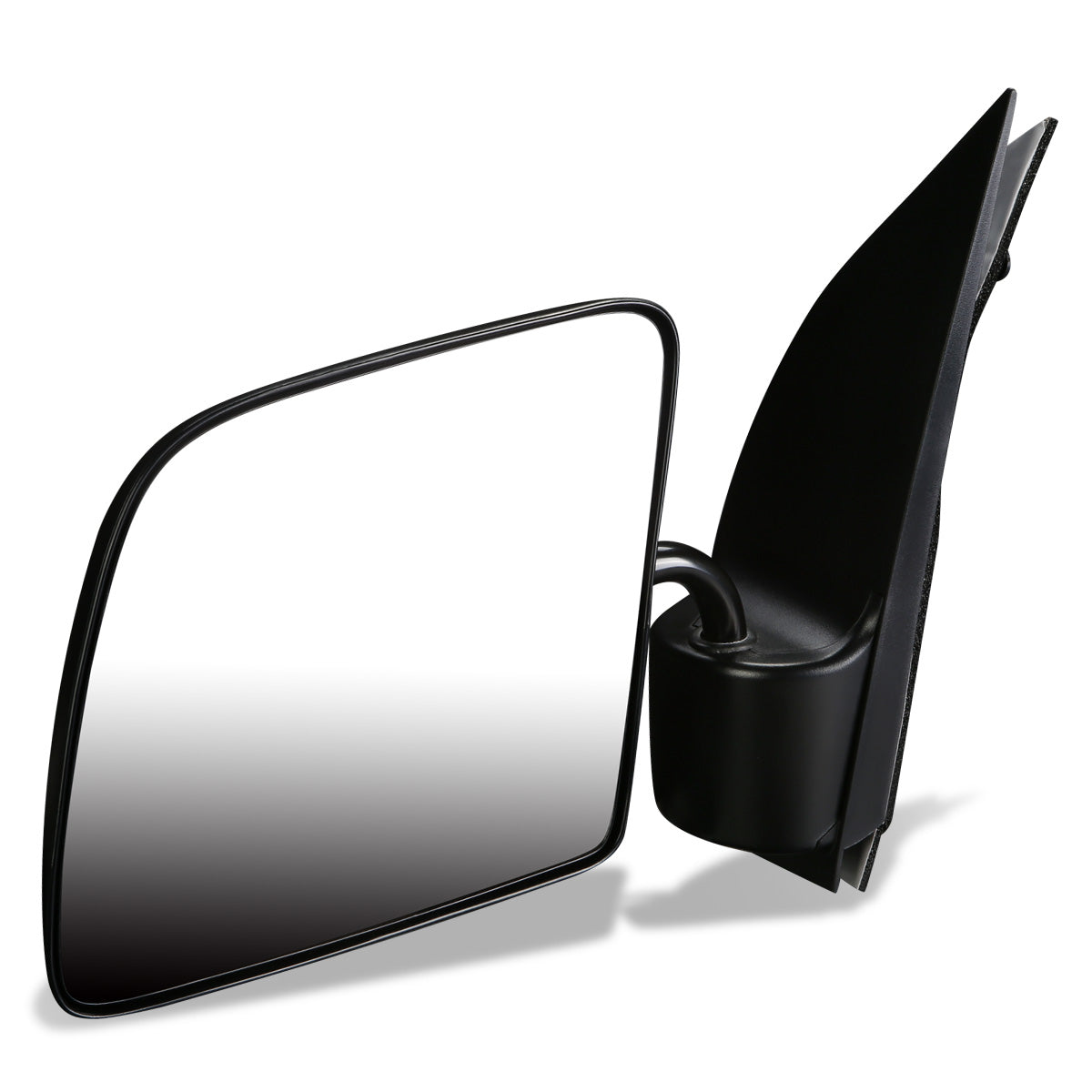 RETROVISOR MIRROR - OEM - 92-06 FORD E-150 , E-250 , E-350 , E-450 , E-550 / 99-06 FORD ECONOLINE / 96-99 FORD ECONOLINE SUPER DUTY - MANUAL - TEXTURED - BLACK - LEFT