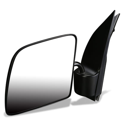 RETROVISOR MIRROR - OEM - 92-06 FORD E-150 , E-250 , E-350 , E-450 , E-550 / 99-06 FORD ECONOLINE / 96-99 FORD ECONOLINE SUPER DUTY - MANUAL - TEXTURED - BLACK - LEFT