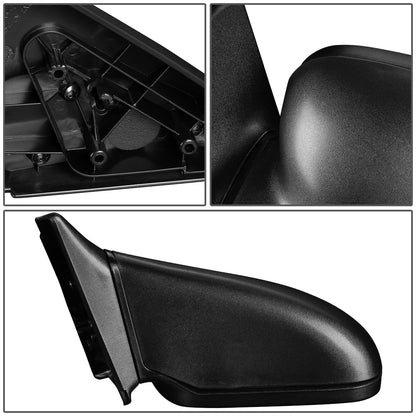 RETROVISOR MIRROR - OEM - 98-03 FORD ESCORT - MANUAL - TEXTURED - BLACK - LEFT