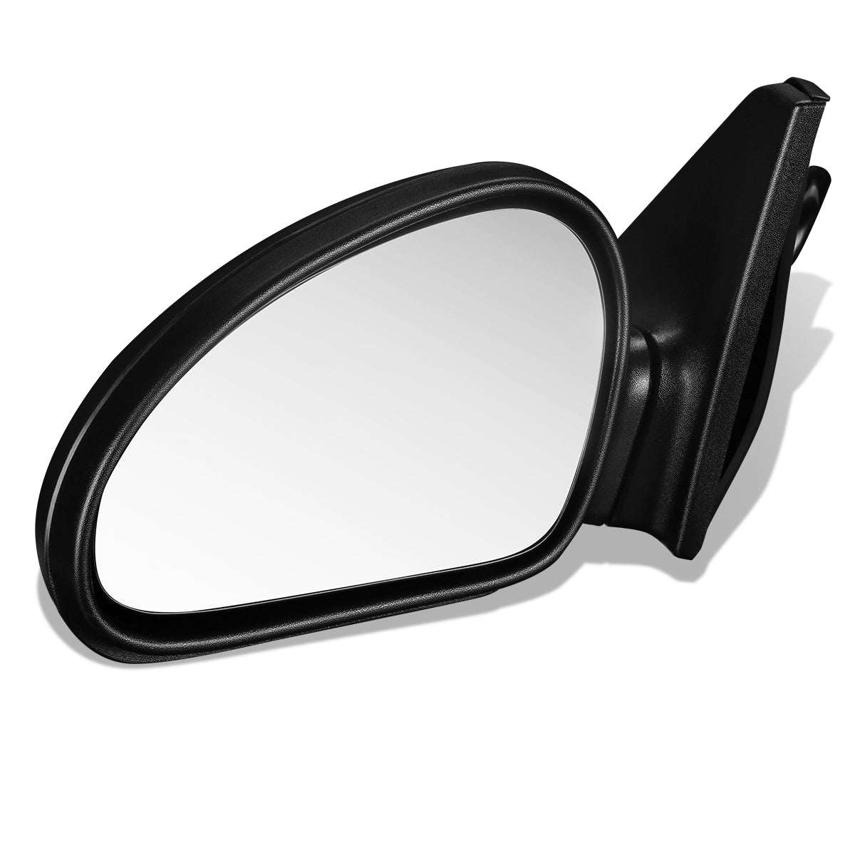 RETROVISOR MIRROR - OEM - 98-03 FORD ESCORT - POWERED - TEXTURED - BLACK - LEFT