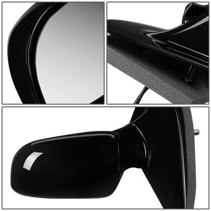 RETROVISOR MIRROR - OEM - 99-03 FORD WINDSTAR - MANUAL - PAINTABLE - BLACK - LEFT