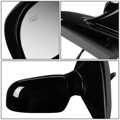 RETROVISOR MIRROR - OEM - 99-00 FORD WINDSTAR - POWERED - HEATED - PAINTABLE - BLACK - LEFT