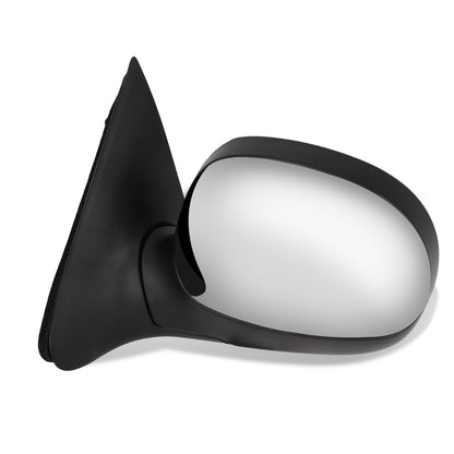 RETROVISOR MIRROR - OEM - 97-03 FORD F-150 / 97-99 FORD F-250 - MANUAL - CHROME - LEFT