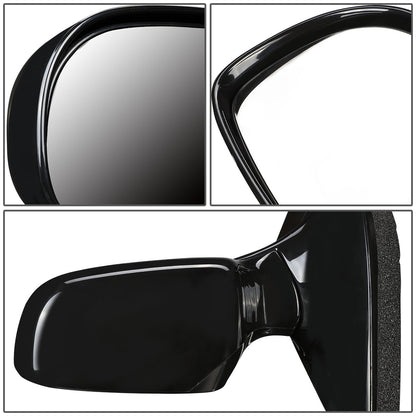 RETROVISOR MIRROR - OEM - 01-02 FORD WINDSTAR - POWERED - HEATED - PAINTABLE - BLACK - LEFT