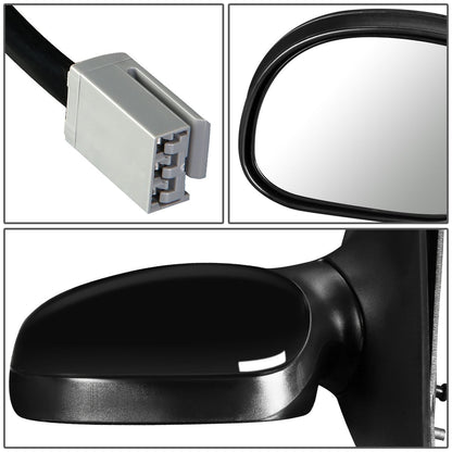 RETROVISOR MIRROR - OEM - 1997 FORD EXPEDITION - POWERED - PAINTABLE - BLACK - LEFT