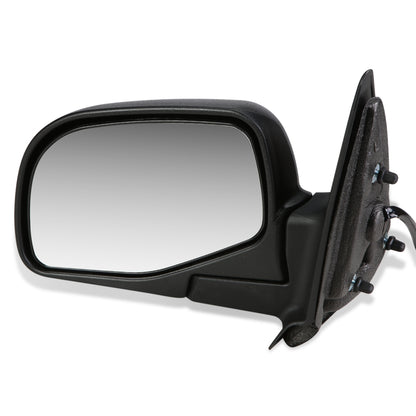 RETROVISOR MIRROR - OEM - 96-05 MAZDA B2300, B2500, B3000, B4000 / 98-05 FORD RANGER - POWERED - TEXTURED - BLACK - LEFT