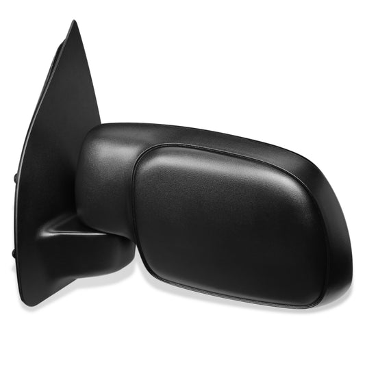 RETROVISOR MIRROR - OEM - 99-10 FORD F-250, F-350, F-450, F-550 SUPER DUTY / 00-05 FORD EXCURSION - MANUAL - TEXTURED - BLACK - LEFT