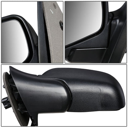 RETROVISOR MIRROR - OEM - 02-05 FORD EXPLORER / 02-05 MERCURY MOUNTAINEER - POWERED - TEXTURED - BLACK - LEFT
