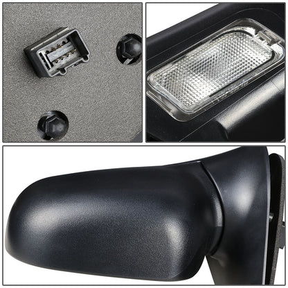 RETROVISOR MIRROR - OEM - 02-05 FORD EXPLORER / 02-05 MERCURY MOUNTAINEER - POWERED - HEATED - TEXTURED - BLACK - LEFT