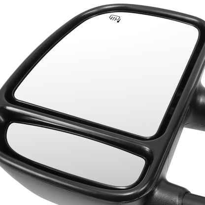 RETROVISOR MIRROR - OE STYLE - FORD EXCURSION 00-05 - WITH POWER WITH HEATED DUAL GLASS - DRIVER SIDE - PAINT TO MATCH - BLACK