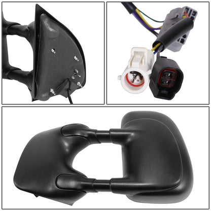 RETROVISOR MIRROR - OE STYLE - FORD EXCURSION 00-05 - WITH POWER WITH HEATED DUAL GLASS - DRIVER SIDE - PAINT TO MATCH - BLACK