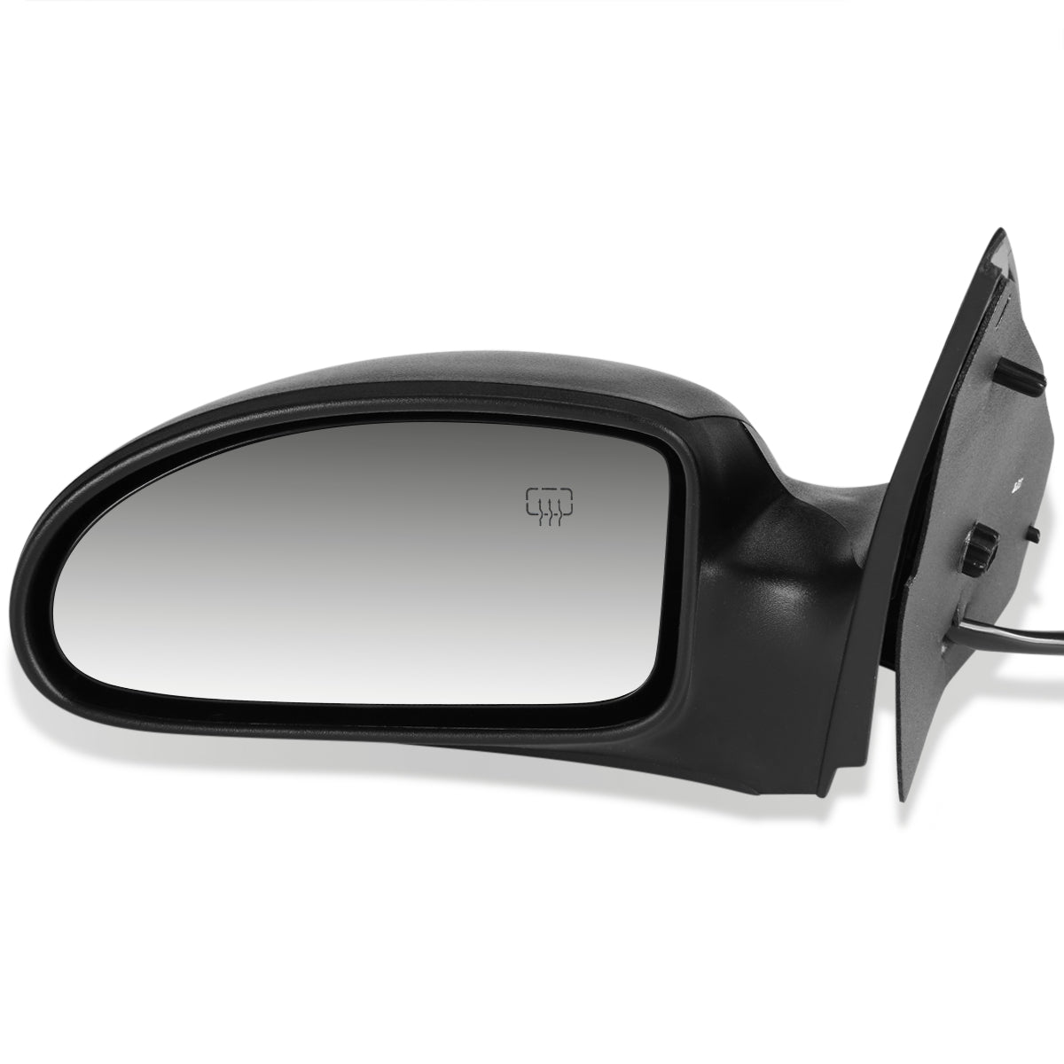 RETROVISOR MIRROR - OEM - 03-07 FORD FOCUS - POWERED - HEATED - TEXTURED - BLACK - LEFT