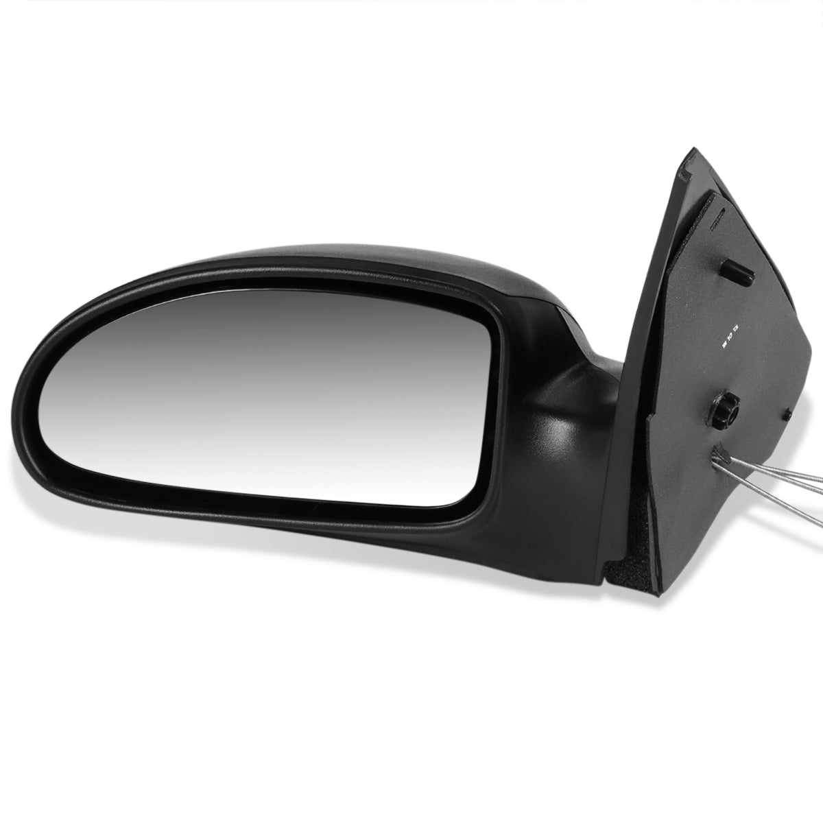 RETROVISOR MIRROR - OEM - 02-07 FORD FOCUS - MANUAL - TEXTURED - BLACK - LEFT