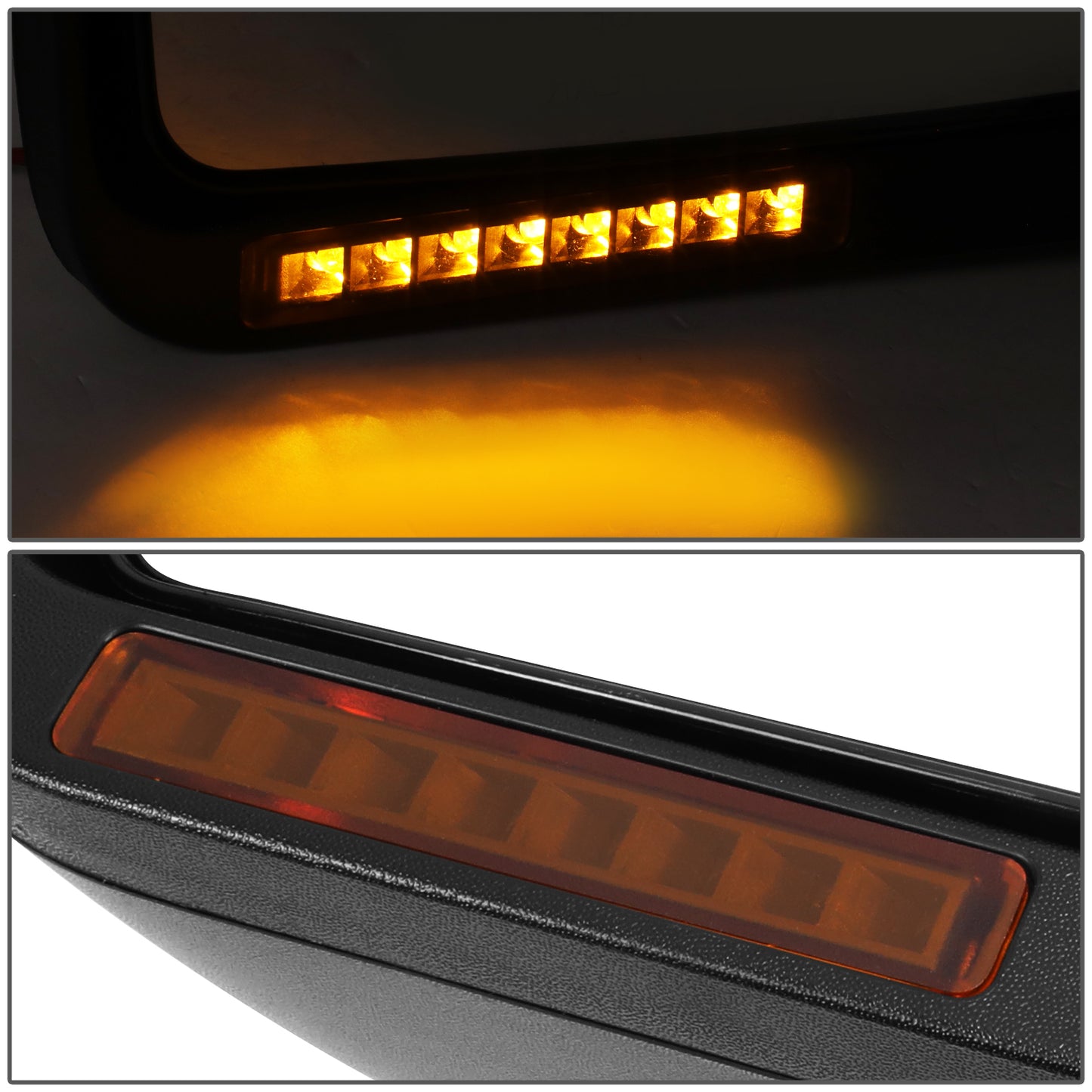 RETROVISOR MIRROR - OE STYLE - FORD F-150 2004-2006 - WITH POWER WITH HEATED WITH SIGNAL TEXTURED COVER - DRIVER LEFT SIDE - BLACK