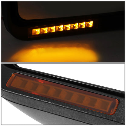 RETROVISOR MIRROR - OE STYLE - FORD F-150 2004-2006 - WITH POWER WITH HEATED WITH SIGNAL TEXTURED COVER - DRIVER LEFT SIDE - BLACK