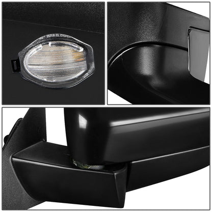 RETROVISOR MIRROR - OEM - 05-07 FORD FIVE HUNDRED / 05-07 MERCURY MONTEGO - POWERED - HEATED - PAINTABLE - BLACK - LEFT