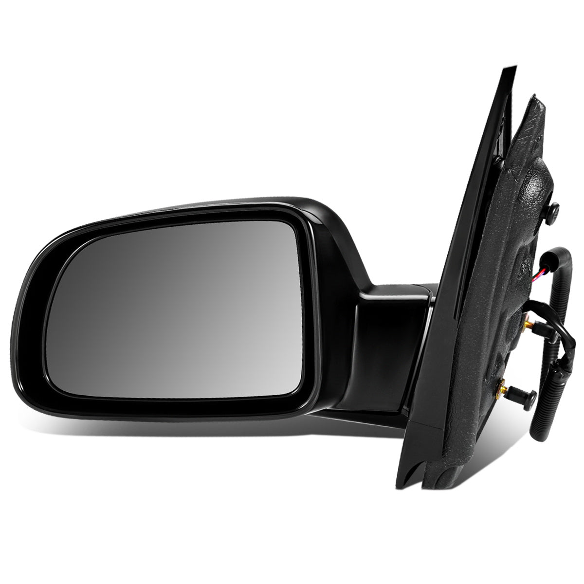 RETROVISOR MIRROR - OEM - 04-07 FORD FREESTAR - POWERED - FOLDING - BLACK MATERIAL - LEFT