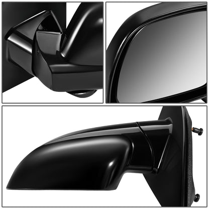 RETROVISOR MIRROR - OEM - 04-07 FORD FREESTAR - POWERED - FOLDING - BLACK MATERIAL - LEFT