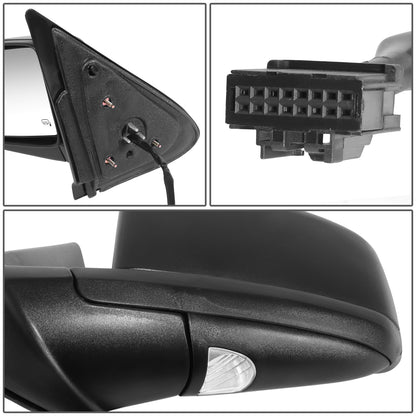 RETROVISOR MIRROR - OE STYLE - FORD EXPEDITION 2003 - WITH POWER WITH HEATED GLASS - DRIVER LEFT SIDE - BLACK