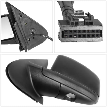 RETROVISOR MIRROR - OE STYLE - FORD EXPEDITION 04-06 - WITH POWER WITH HEATED GLASS - DRIVER SIDE - PAINT TO MATCH - BLACK