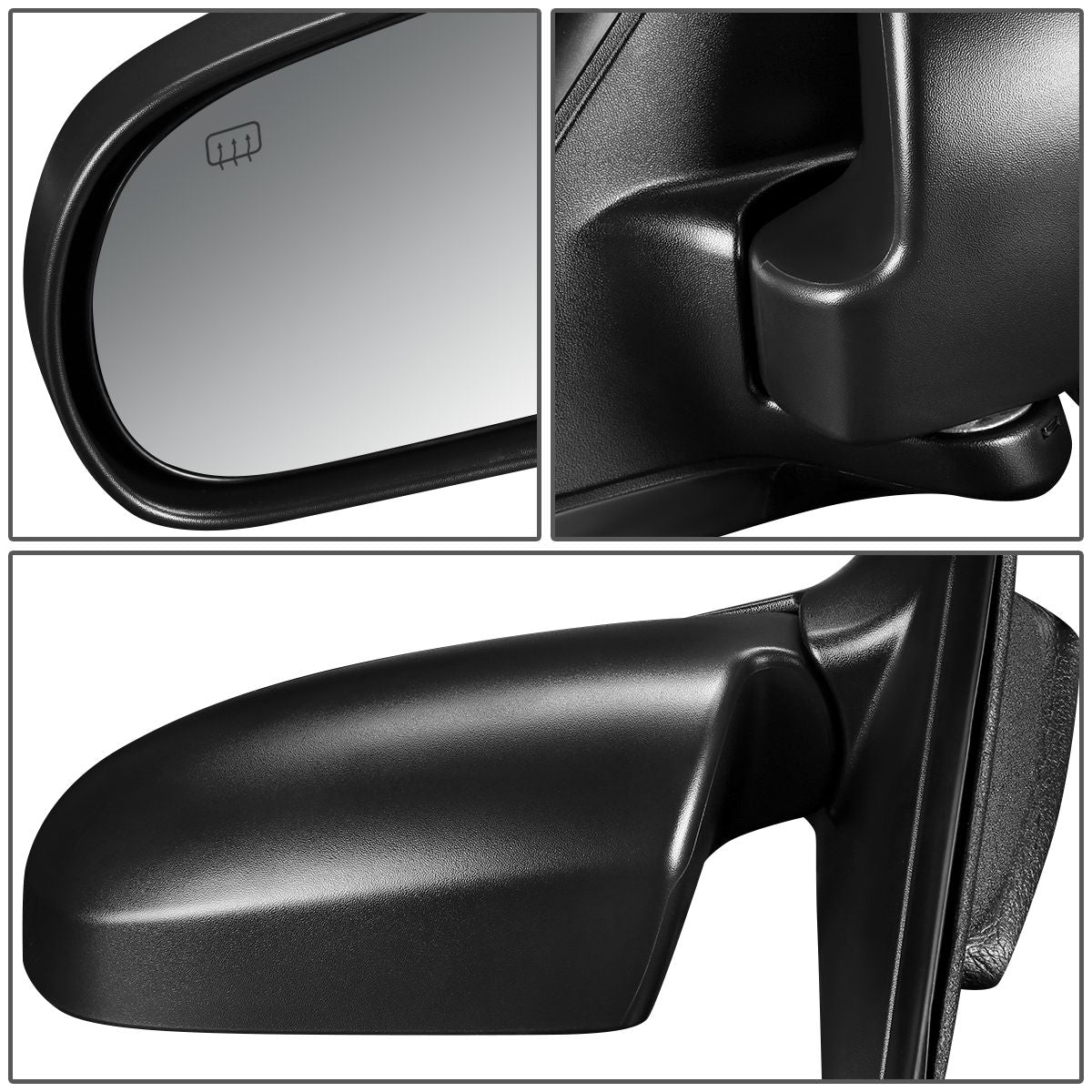RETROVISOR MIRROR - OEM - 03-07 FORD ESCAPE / 05-07 MERCURY MARINER - POWERED - HEATED - TEXTURED - BLACK - LEFT