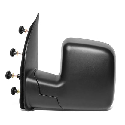 RETROVISOR MIRROR - OEM - 02-07 FORD E-150, E-250, E-350, E-450 / 02-03 FORD E-550 - MANUAL - TEXTURED - BLACK - LEFT