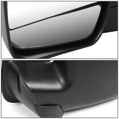 RETROVISOR MIRROR - OEM - 02-07 FORD E-150, E-250, E-350, E-450 / 02-03 FORD E-550 - MANUAL - TEXTURED - BLACK - LEFT