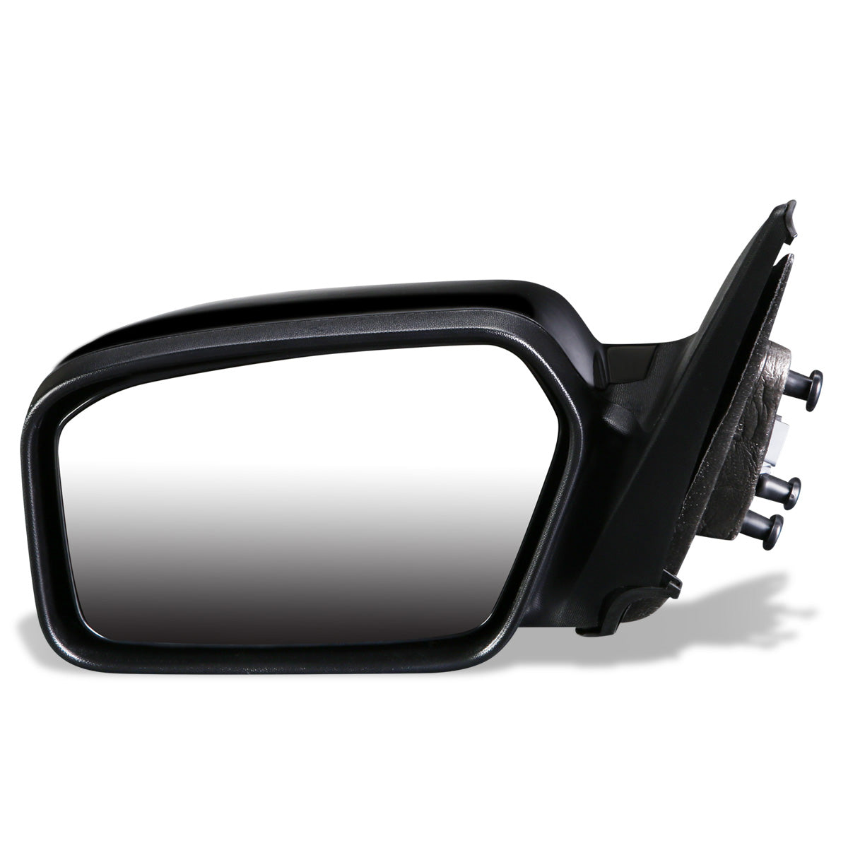 RETROVISOR MIRROR - OEM - 06-12 FORD FUSION / 06-10 MERCURY MILAN - POWERED - PAINTABLE - BLACK - LEFT