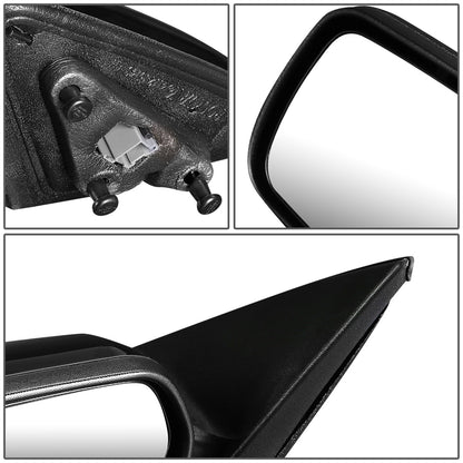 RETROVISOR MIRROR - OEM - 06-12 FORD FUSION / 06-10 MERCURY MILAN - POWERED - PAINTABLE - BLACK - LEFT