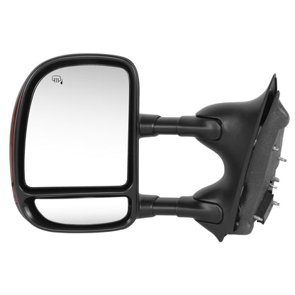 RETROVISOR MIRROR - OE STYLE - FORD EXCURSION 03-05 - FORD F-250 SUPER DUTY 03-07 - FORD F-350 SUPER DUTY 03-07 - FORD F-450 SUPER DUTY 03-07 - FORD F-550 SUPER DUTY 03-07 - WITH POWER WITH HEATED GLASS WITH TURN SIGNAL TEXTURED COVER - DRIVER SIDE -