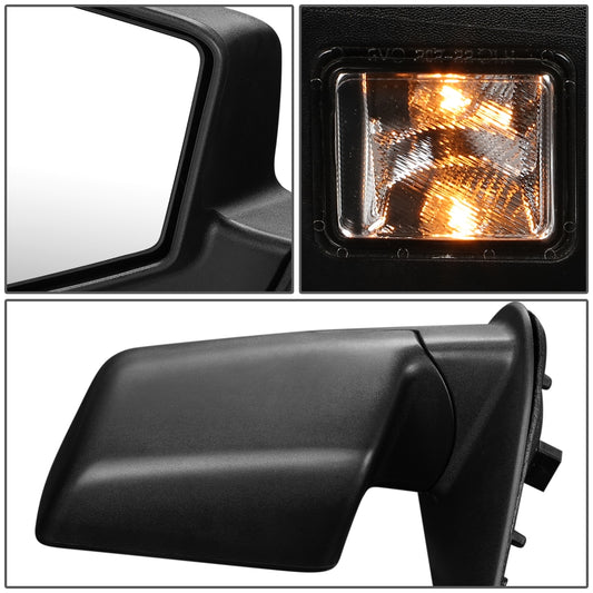 RETROVISOR MIRROR - OEM - 06-10 FORD EXPLORER / 07-10 FORD EXPLORER SPORT TRAC / 06-10 MERCURY MOUNTAINEER - POWERED - HEATED - WITH PUDDLE LIGHT - BLACK - LEFT