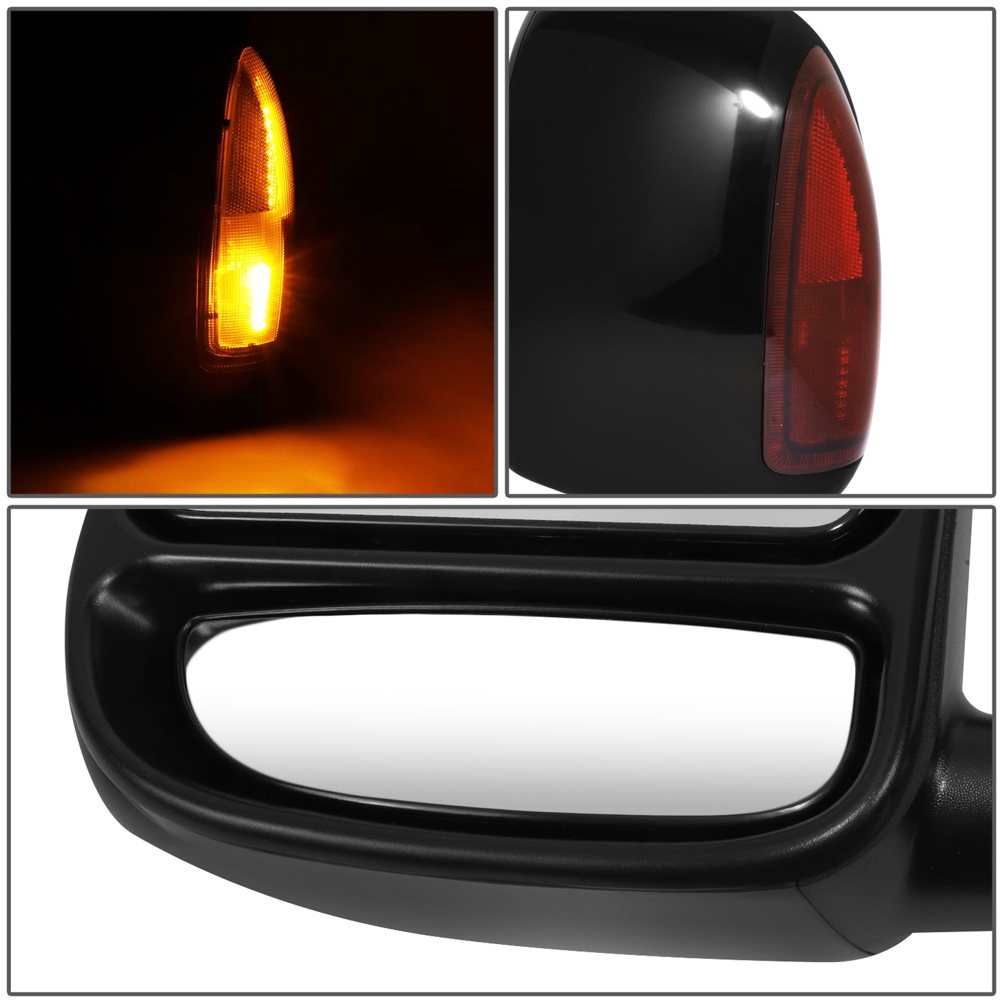 RETROVISOR MIRROR - OE STYLE - FORD EXCURSION 03-05 - FORD F-250 SUPER DUTY 03-07 - FORD F-350 SUPER DUTY 03-07 - FORD F-450 SUPER DUTY 03-07 - FORD F-550 SUPER DUTY 03-07 - WITH POWER WITH HEATED GLASS WITH TURN SIGNAL GLOSS COVER - DRIVER SIDE - PAINT