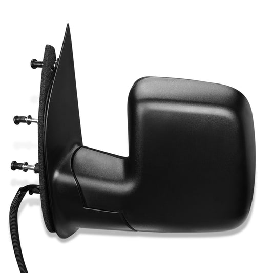 RETROVISOR MIRROR - OEM - 02-06 FORD E-150, E-250, E-350, E-450 / 02-03 FORD E-550 / 02-06 FORD ECONOLINE - POWERED - TEXTURED - BLACK - LEFT