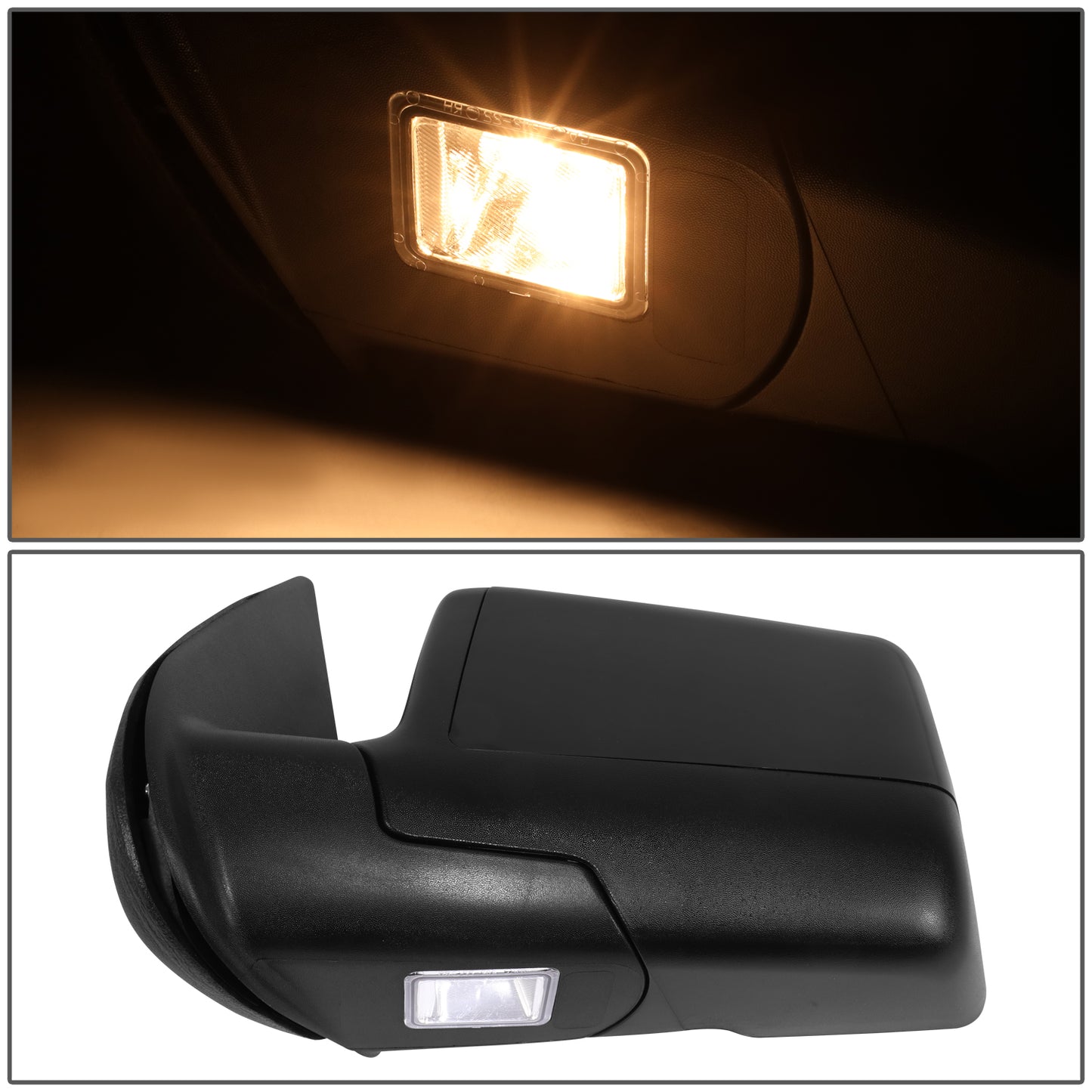 RETROVISOR MIRROR - OE STYLE - FORD EXPLORER 06-10 - FORD EXPLORER SPORT TRAC 07-10 - WITH POWER - DRIVER SIDE - PAINT TO MATCH - BLACK