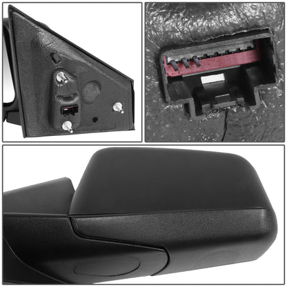 RETROVISOR MIRROR - OE STYLE - FORD EDGE 07 - WITH POWER TEXTURED COVER - DRIVER SIDE - PAINT TO MATCH - BLACK