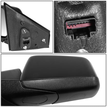 RETROVISOR MIRROR - OE STYLE - FORD EDGE 08 - WITH POWER GLOSS COVER - DRIVER SIDE - PAINT TO MATCH - BLACK