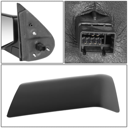 RETROVISOR MIRROR - OE STYLE - FORD EXPLORER 06-10 - FORD EXPLORER SPORT TRAC 07-10 - WITH POWER WITH HEATED - DRIVER SIDE - PAINT TO MATCH - BLACK