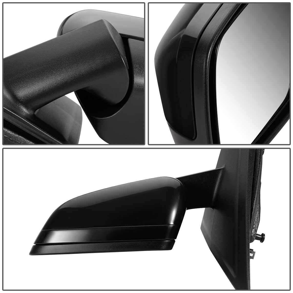 RETROVISOR MIRROR - OEM - 04-07 FORD FREESTYLE - POWERED - FOLDING - BLACK MATERIAL - LEFT